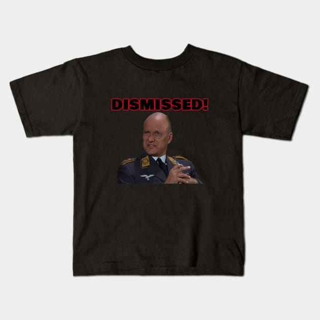Col Klink  , Dismissed , Hogans Heroes Kids T-Shirt by CS77
